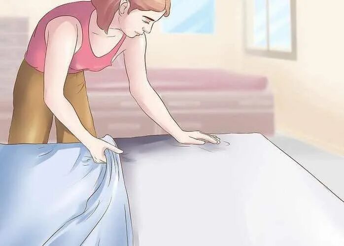 девушка с фонариком. девушка на четвереньках. мужчина под кроватью. девушка спит в кровати. женщина под кроватью.