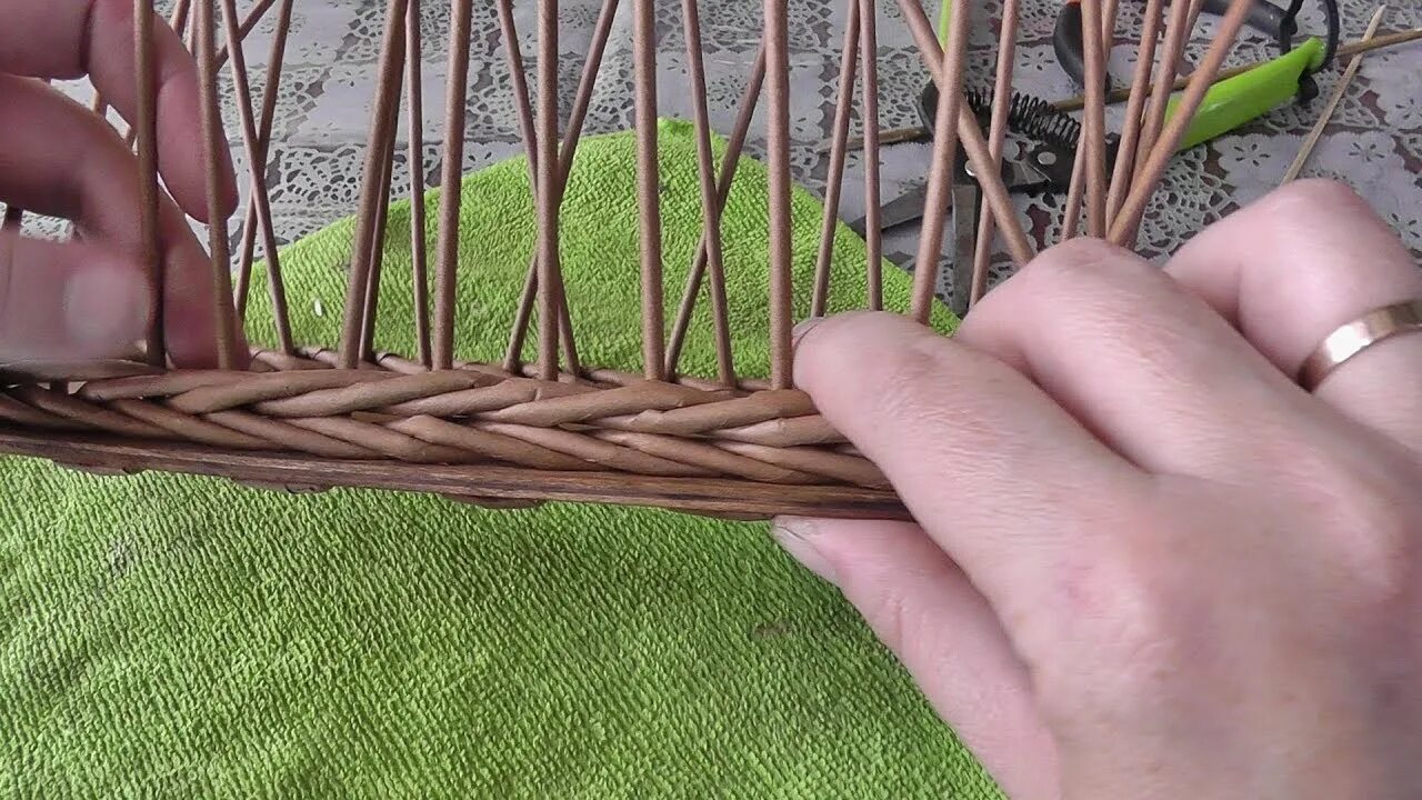 Плетение из 3 трубочек