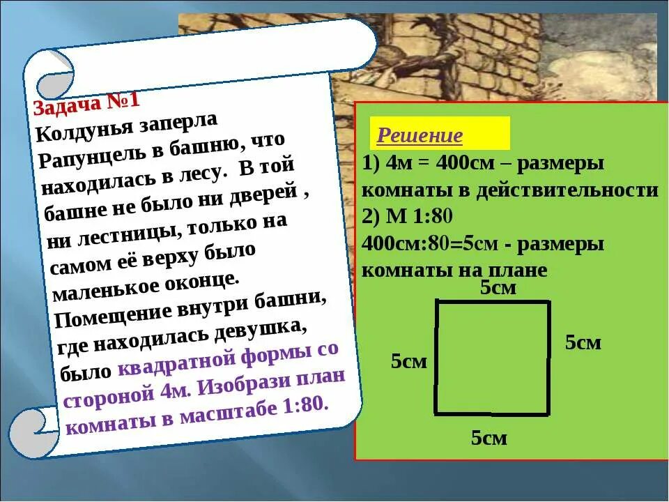 5 см в комнате площадью