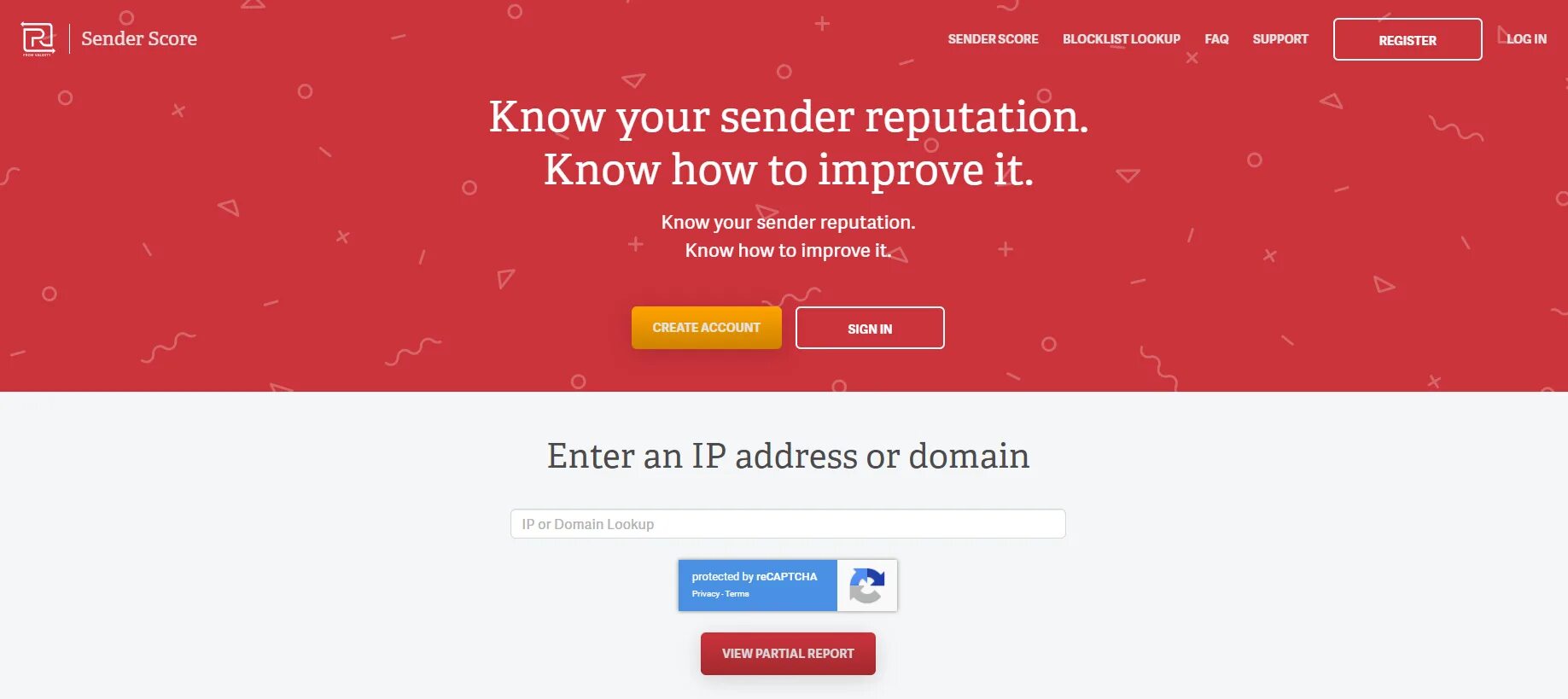 Sender address domain. Sender.