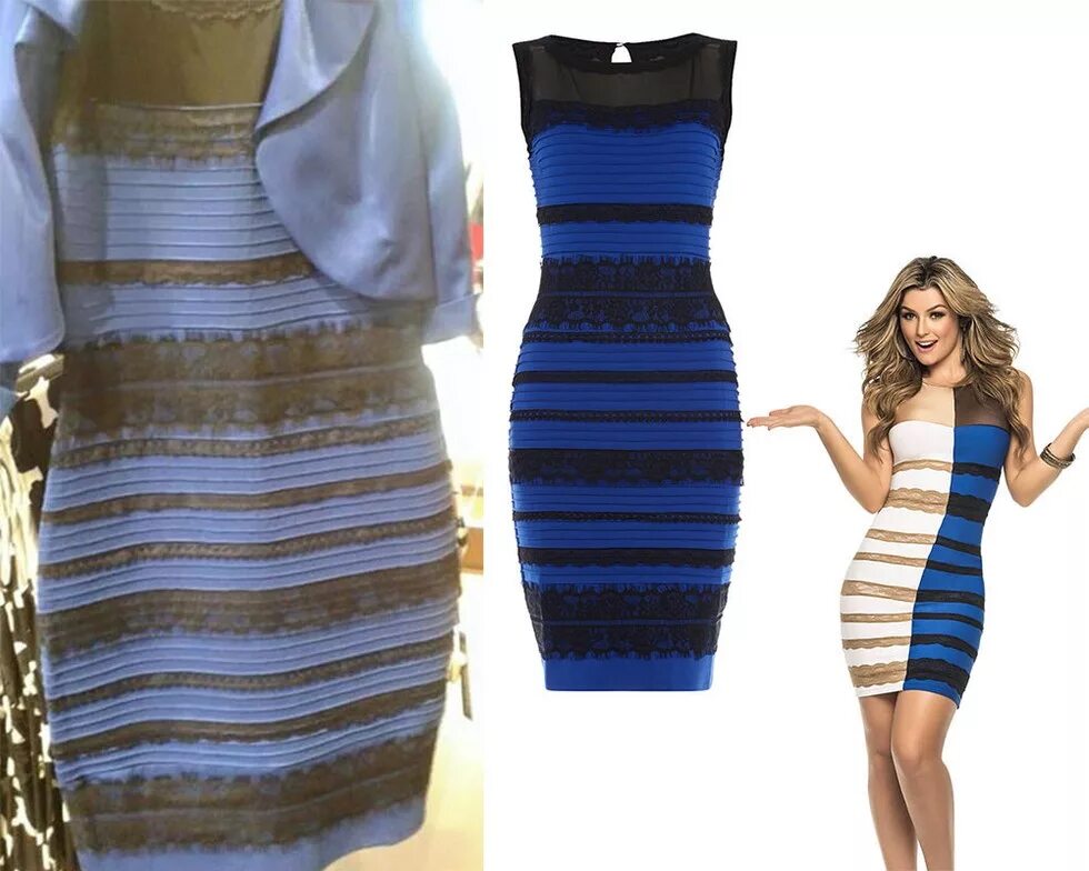 Выбери синий или черный. Черно синее платье. Платье голубое или золотое. Бело золотистое платье. Пльте черное синее и золотое белое.