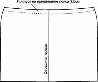 Как сшить пояс для юбки
