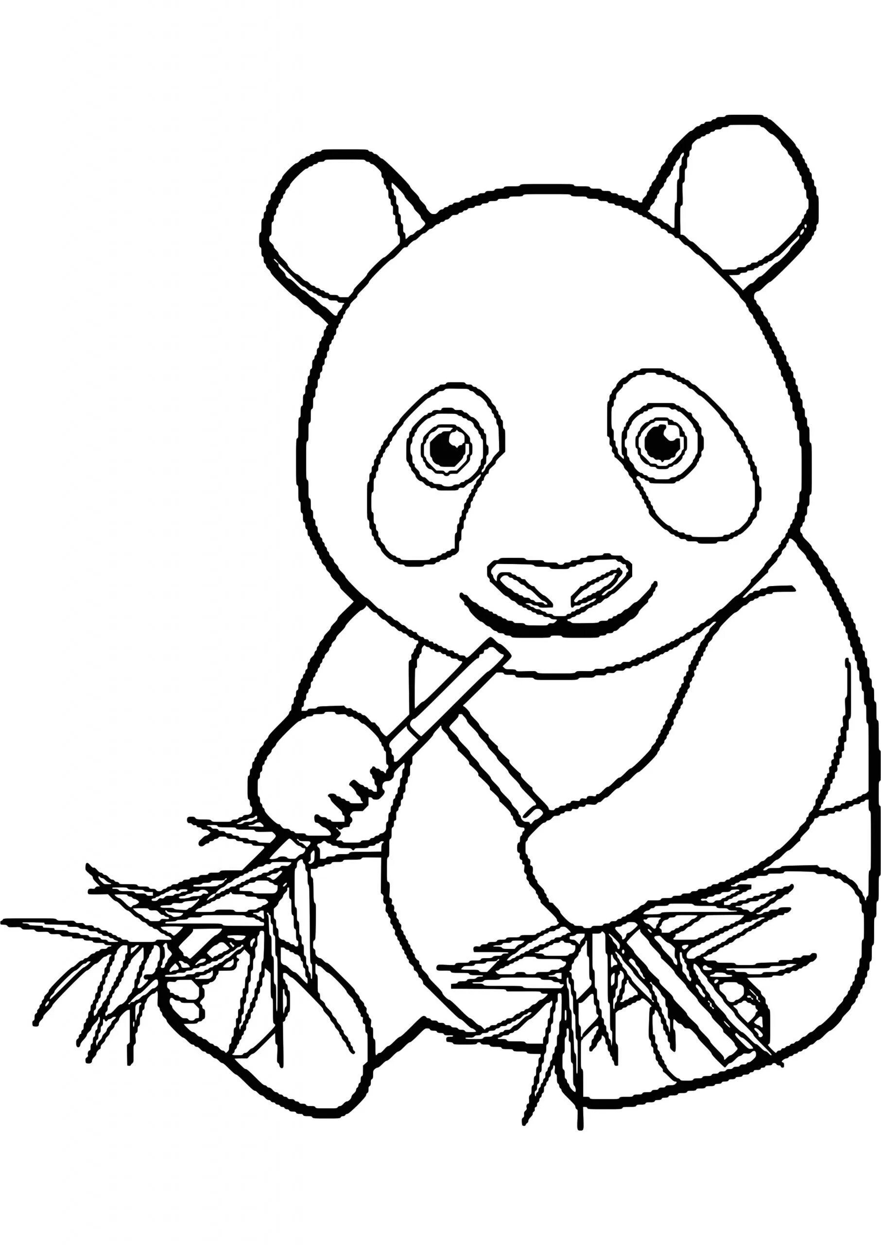 Панда раскраска для детей распечатать Panda Coloring Pages 100 Pictures Free Printable