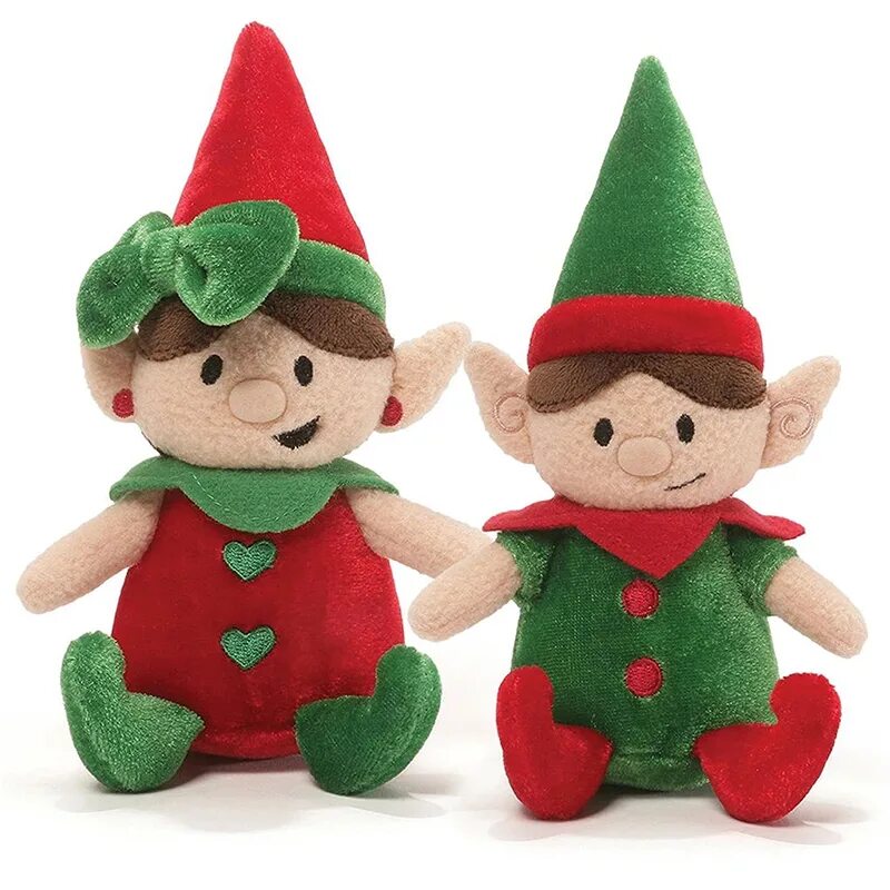 Плюшевый эльф. Эльф игрушка. Эльф новогодний игрушка. Stuffed Christmas Elf Dolls.