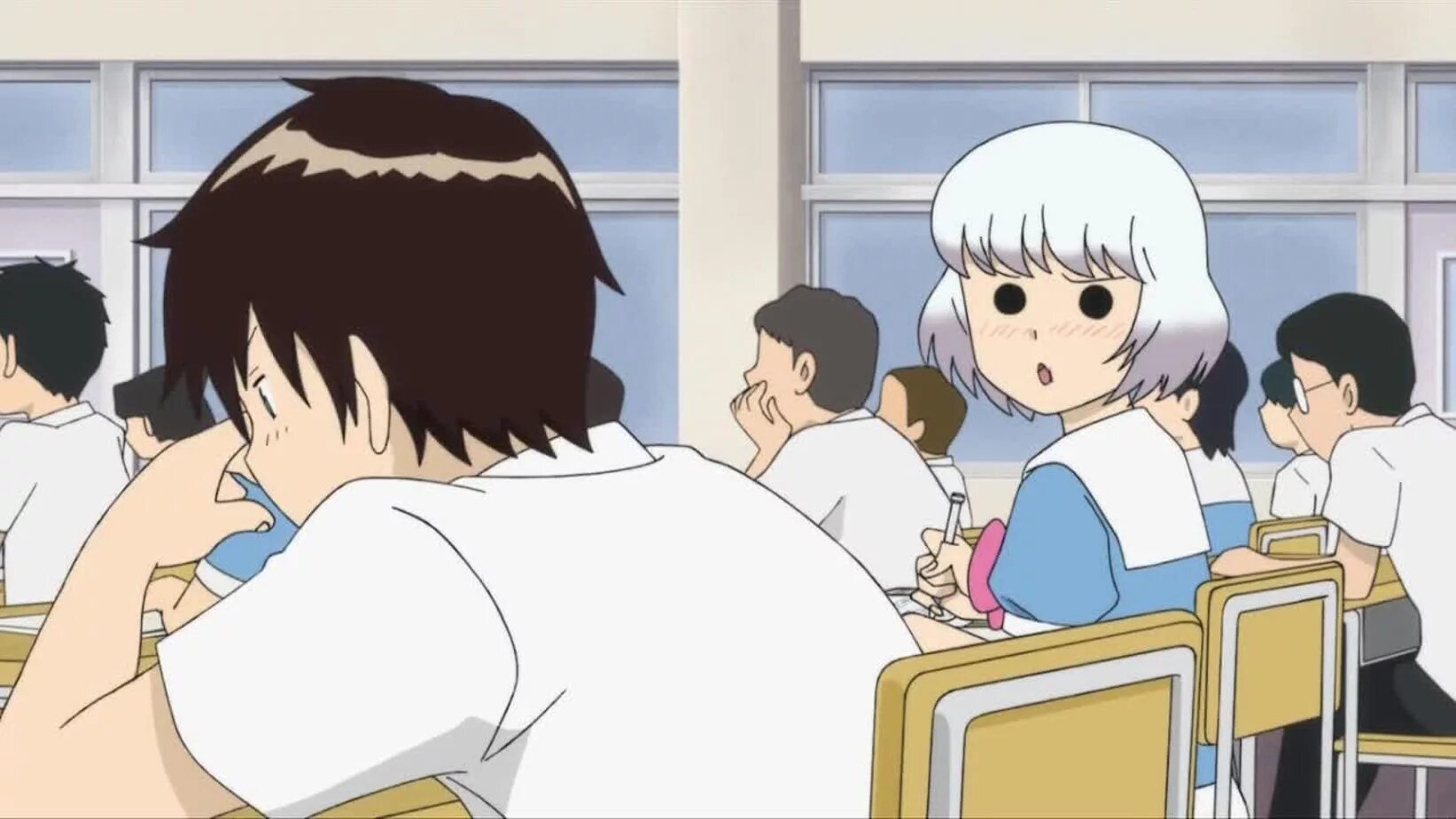 Сосед по парте сэки кун. Сэки кун аниме. Мой сосед секи персонажи. Мелкий класс аниме. Кун гив.