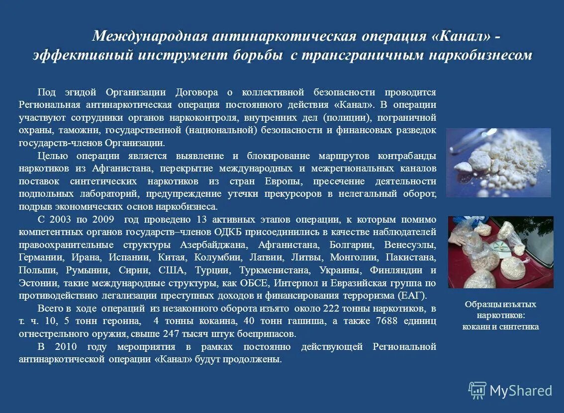 Презентация на тему ОДКБ. Антинаркотическая операция. Программа ОДКБ комплексная антинаркотическая операция «канал»,. Карта операции ОДКБ нелегал. Кто принимает участие в операции