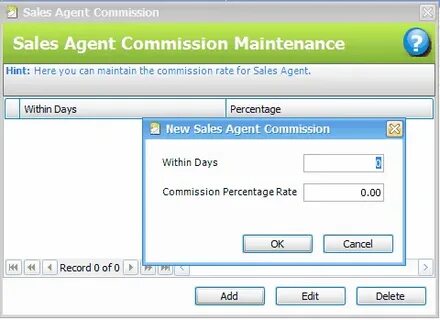 Sales agent
