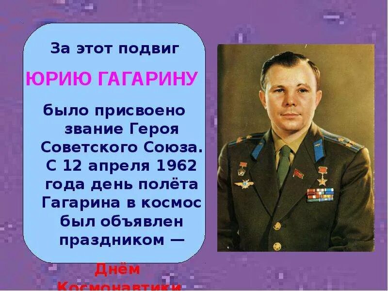 Какое звание получил гагарин после полета. Гагарин звание героя советского Союза. Гагарин первый космонавт.