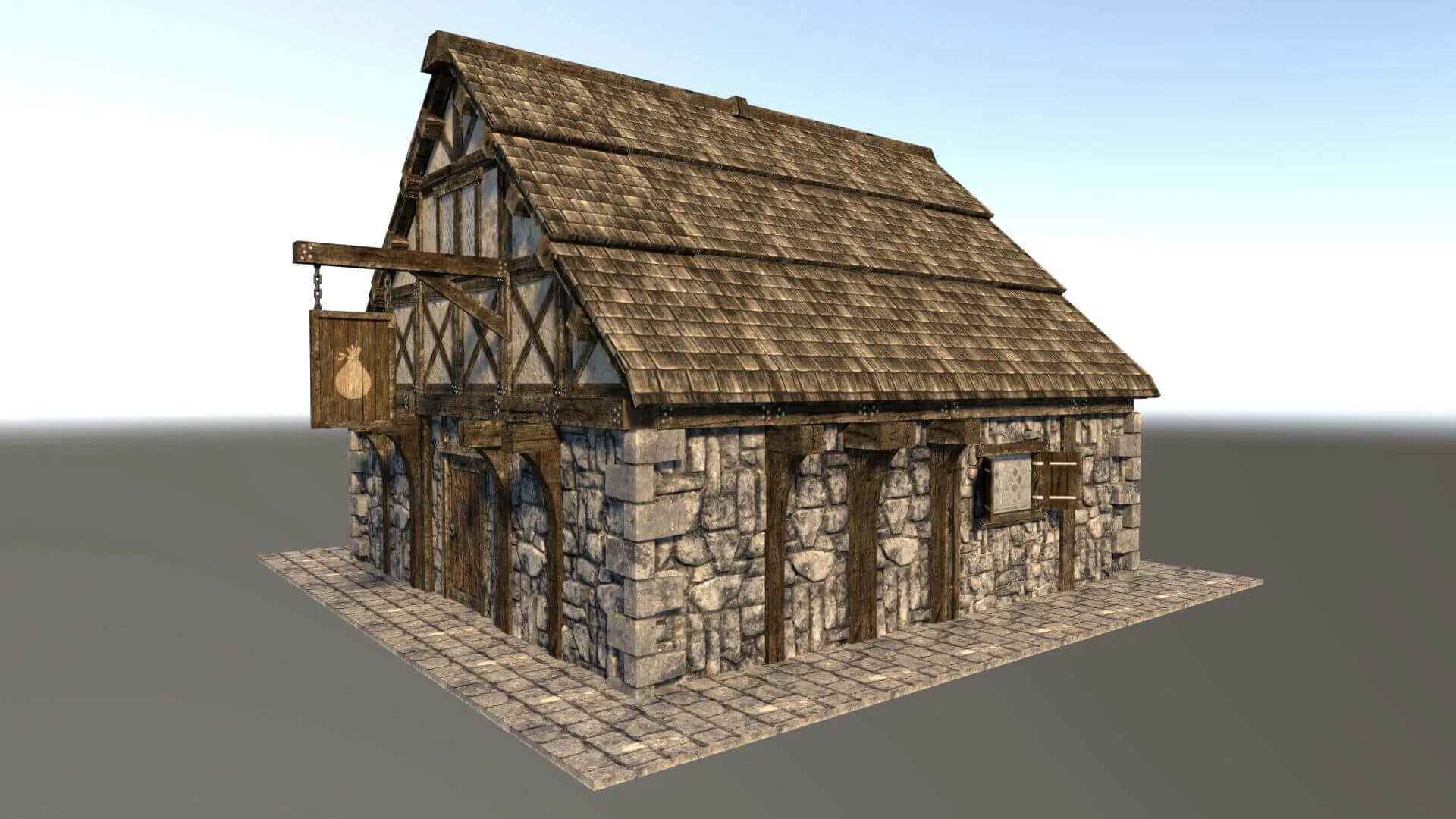Medieval 3d model. Medieval dynasty таверна. фахверк таверна. средневековый дом. дом средневековья.