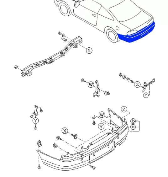 Cómo quitar el parachoques delantero y trasero Mazda 626 (1997-2002)