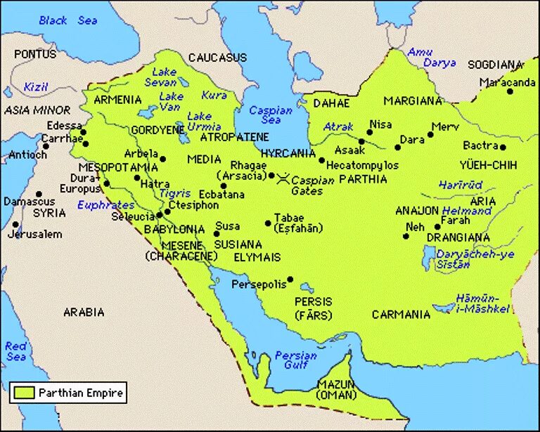 Парфия это. Империя Парфии. Царство Парфия. Parthian Empire Map. Парфия государство на карте.