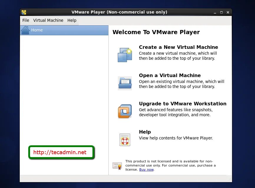 Vmware linux install. Vmware player. vmware player non commercial use only. установка плеера смарт.