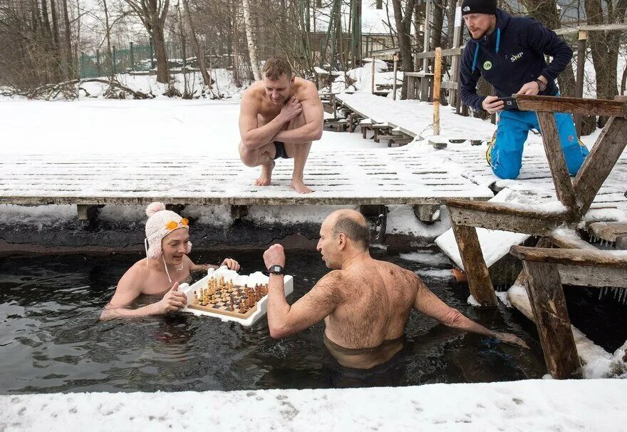 На крещение ходят в баню