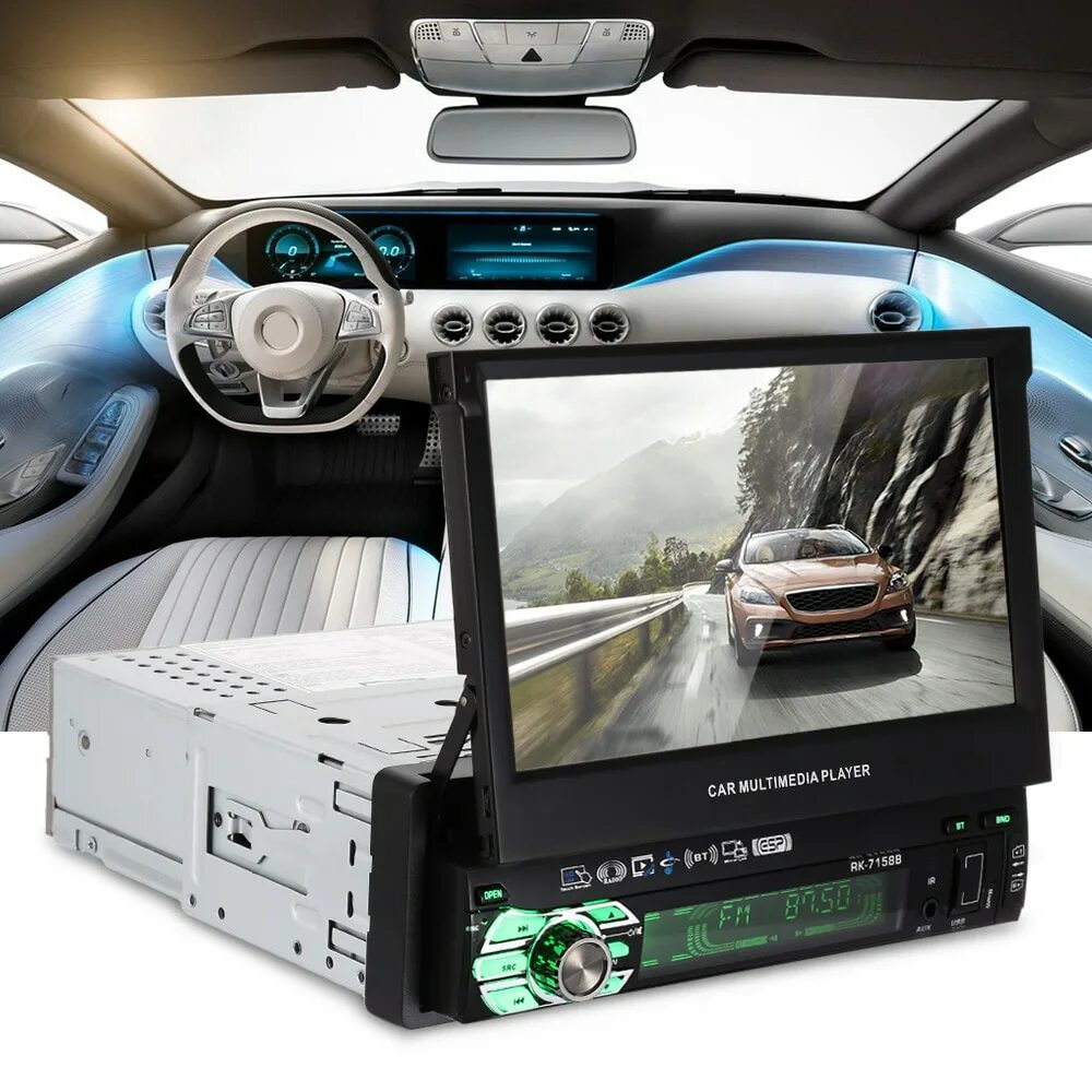 Магнитола с блютузом с экраном. Автомагнитола mp5 Player car Player 1din. Автомобильный DVD Player 1din. Магнитола car Multimedia 7 inch.