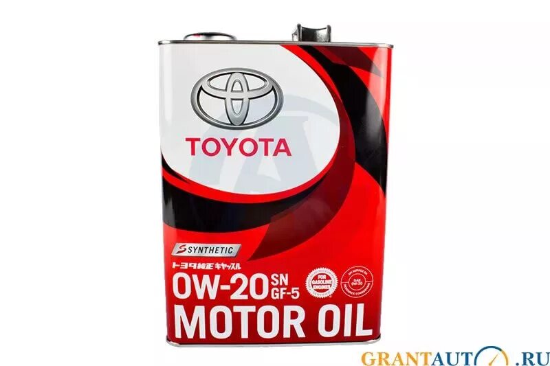 Масло sp sl. Toyota 0w20. Toyota 0w20 4л. Toyota Motor Oil 0w-20 SN, 1л. Оригинальное масло Тойота 0w20.