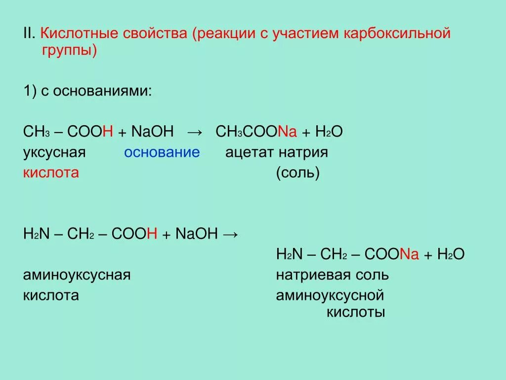Взаимодействие оснований с кислотами NAOH h2so4. Уксусная кислота nh3 h2o реакция. Уксусная кислота плюс ch2n2. Уксусная кислота с солями слабых неорганических кислот.