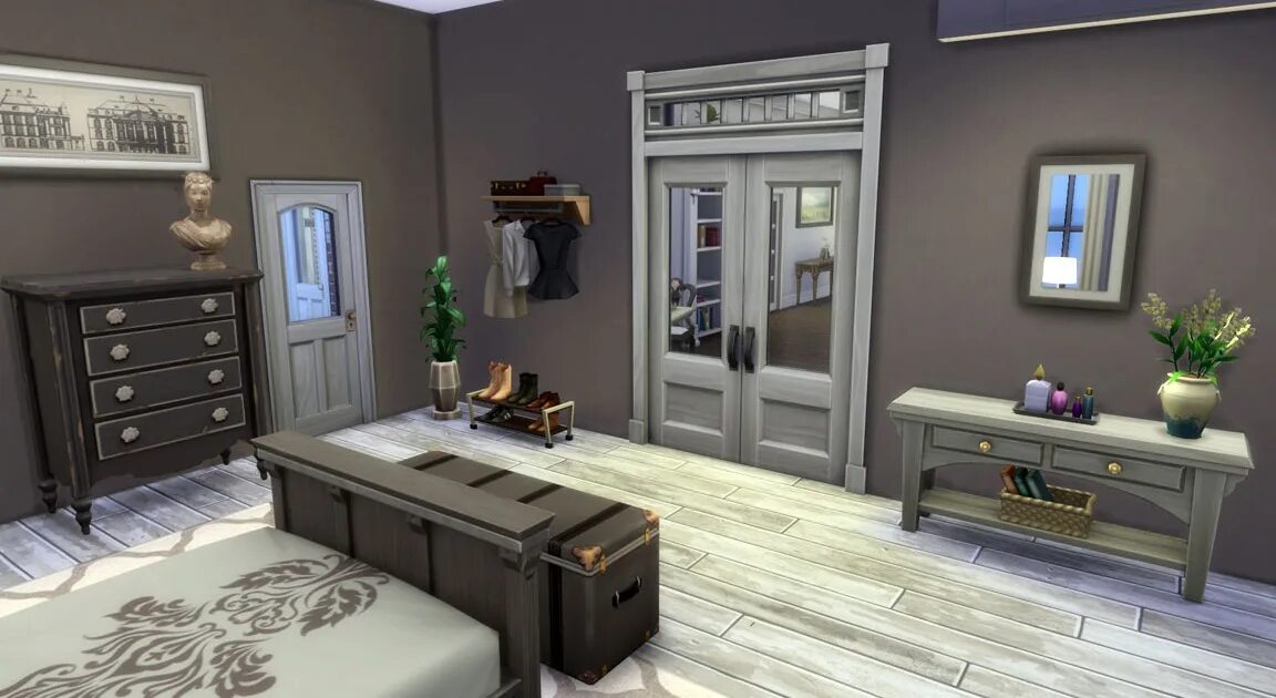 Спальня симс 4. The SIMS 4 спальная комната. Спальня в симс 4 без модов. SIMS 4 Living Room ideas.