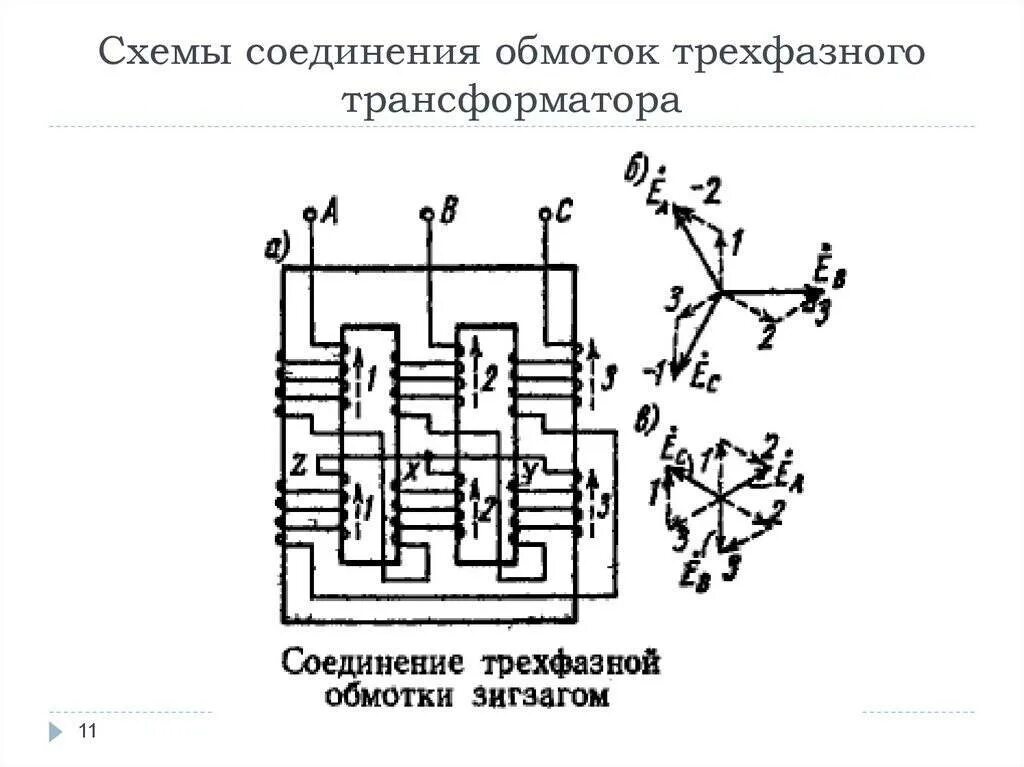 Схема звезда звезда трансформатор