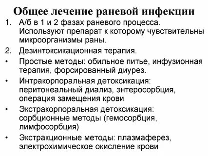 Лечение ран препараты