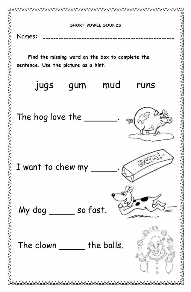 Find missing words