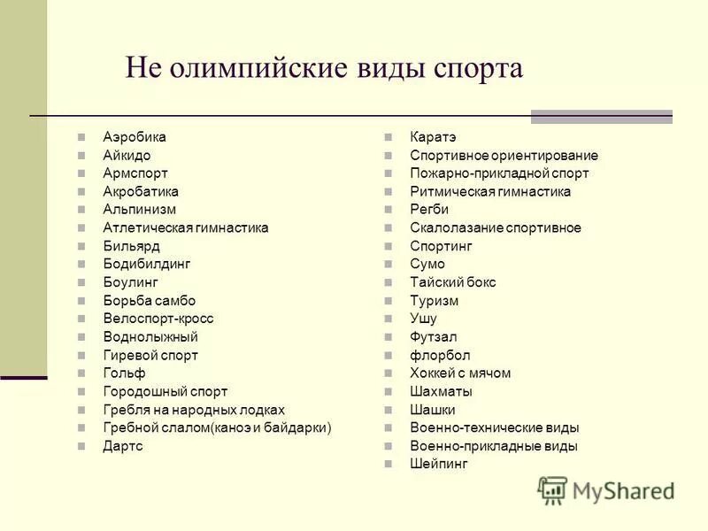 Виды спорта список. Олимпийские виды спорта список. Спортивные игры список. Название всех видов спорта. Слова название спорта