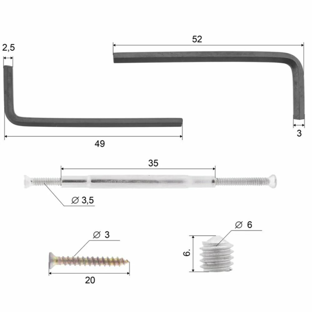 (500,25!!!). стяжные винты для дверных ручек м 3 мм. стяжка для ручек palladium. винт стяжной для дверных ручек м4. крепеж для дверных ручек.
