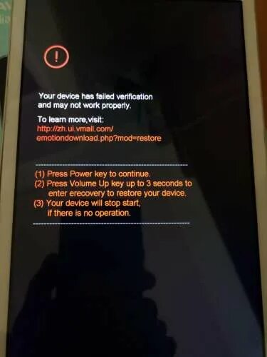 Your device has failed. Honor ошибка your device has failed verification and May not. Your device has failed verification and May not work properly. Ошибка андроиде your device has failed verification and May not work properly. Ошибка с ERECOVERY Honor.