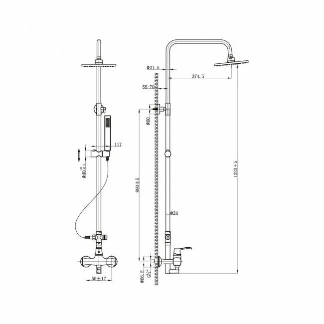 Душевая стойка «BELBAGNO» Trula. Душевая стойка BELBAGNO Vittoria Vit-doc-CRM. Душевая стойка BELBAGNO Trula Tru-doc-CRM хром. Душевая колонна Muse со смесителем хром 9154km.21.018.