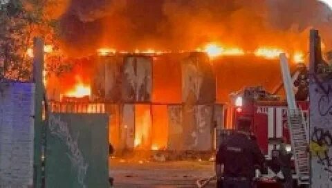 Пожары на западе