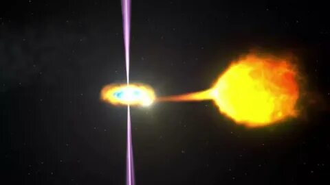 Нейтронная звезда каждую минуту совершает 300