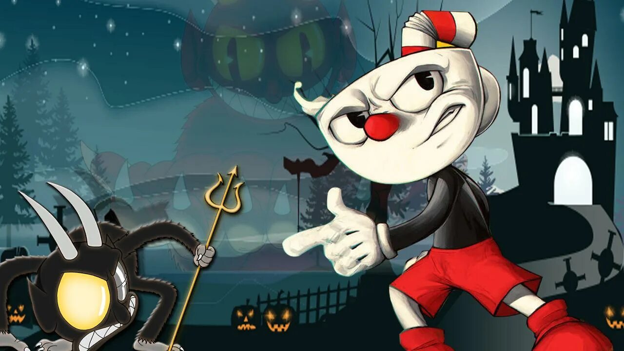 Cuphead дьявол. Боссы демон капхед. Капхэд дьявол локация. Капхед длс боссы