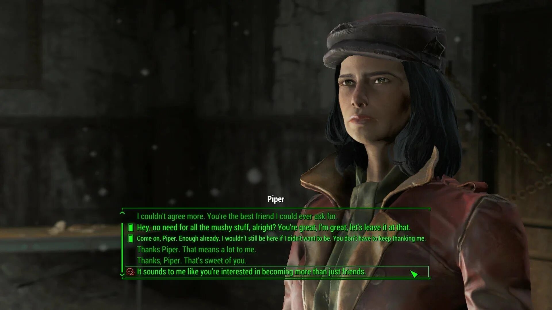 Dialogue mod. Fallout 4 Dialogue. Фоллаут 4 диалоги. Диалоговая система Fallout 4. Fallout 4 Piper Dialogue.