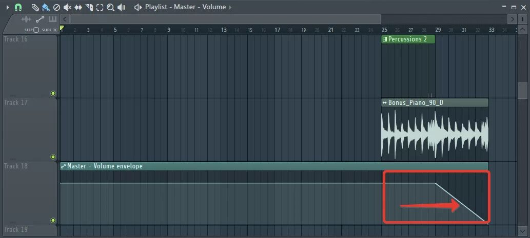 Включи начало трека. Затухание в фл студио. Как сделать затухание в FL Studio. Как сделать затухание звука в фл студио. Как сделать плавное затухание в фл студио.