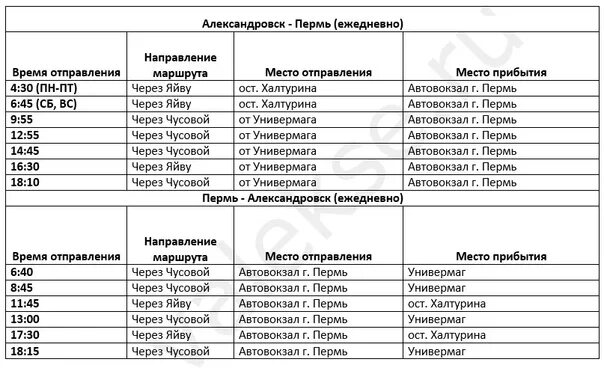 Пермь яйва расписание автобусов. Расписание автобусов Александровск Пермь через Яйву. Автобус Пермь Александровск. Расписание автобусов Александровск Яйва Пермь. Расписание автобусов Александровск Яйва.