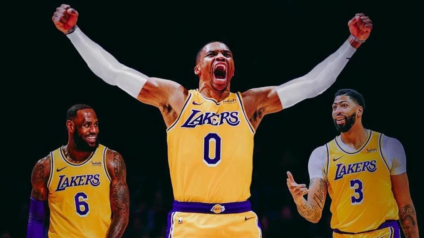 Вестбрук Лейкерс. Russell Westbrook Lakers. Энтони Дэвис Рассел Уэстбрук. LEBRON Davis Westbrook.