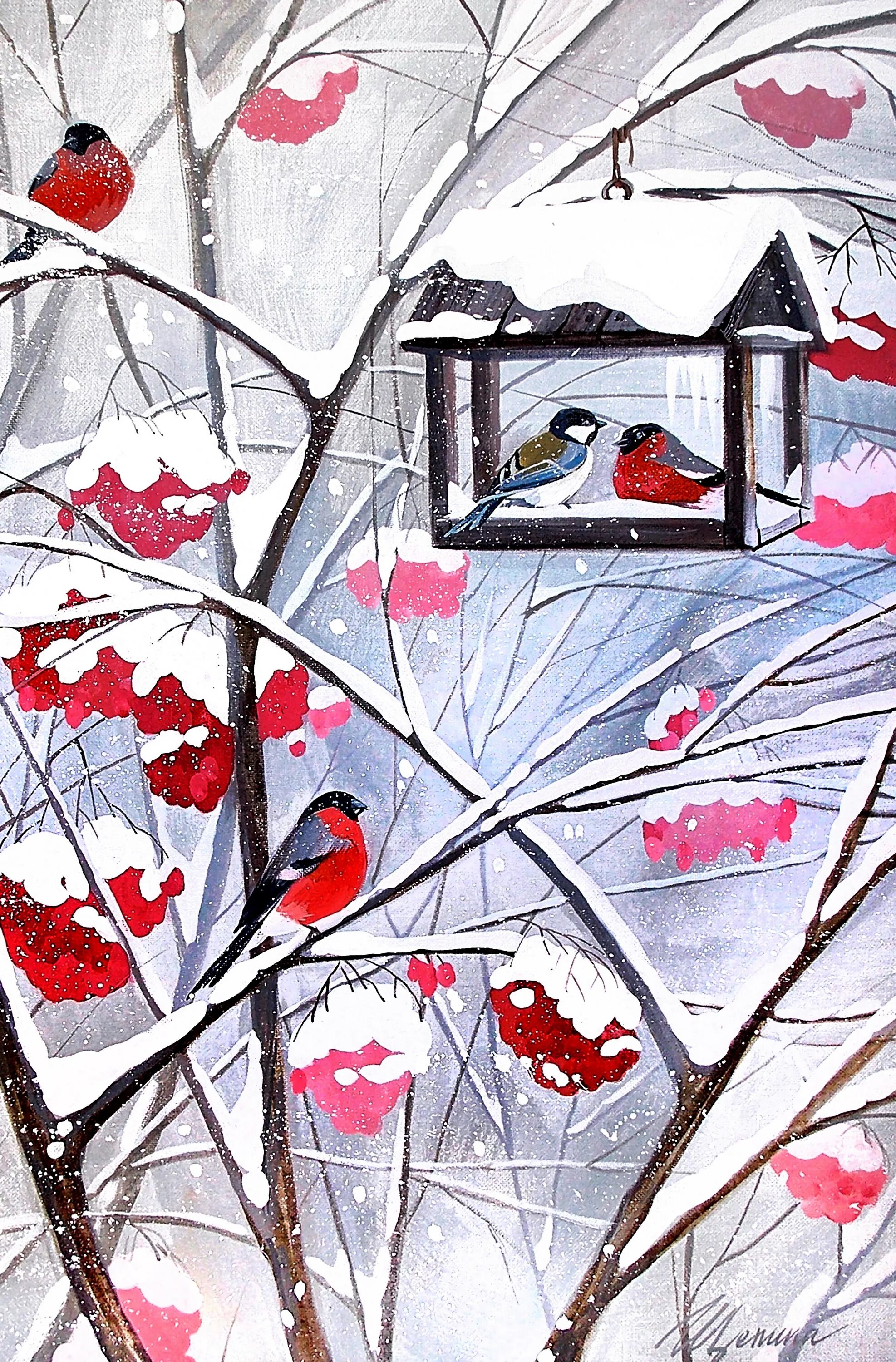 снегирь. снегири на ветке на окно. снегири на окна. домик для снегиря. снегирь акрилом.