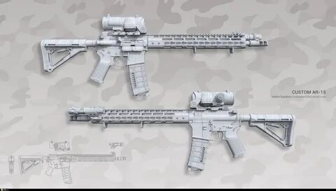 AR-15 Rifle.