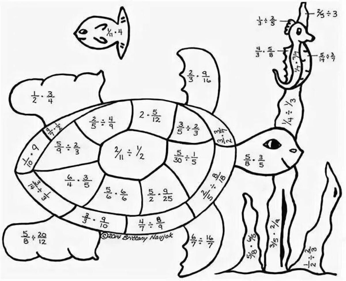 Математическая раскраска. Математические раскраски дроби. Математические картинки раскраски. Математические раскраски 5 класс.