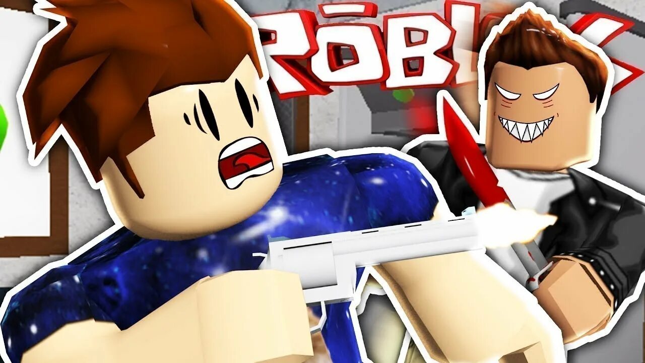 Roblox 2 games. Мёрдер Мистери. Фото РОБЛОКС.