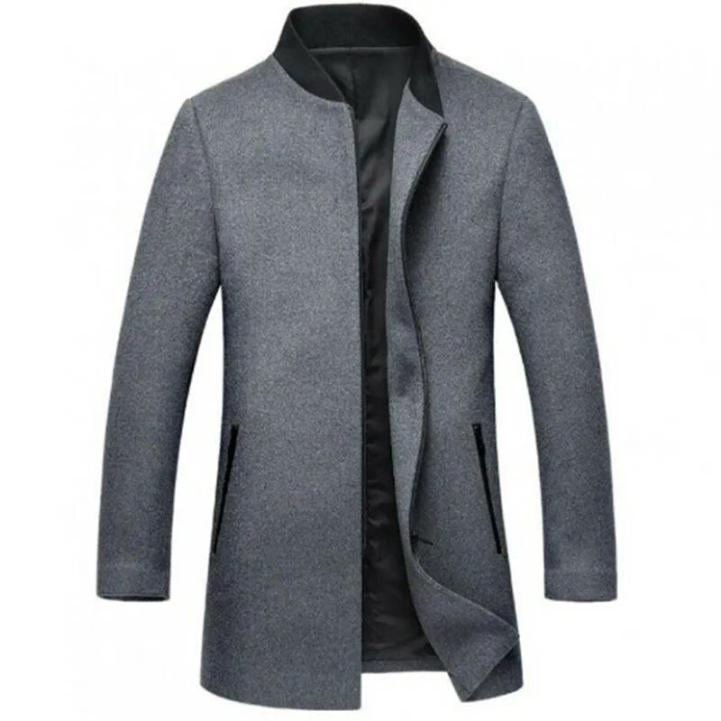 Пальто на молнии мужское. Wool Blend Coat пальто мужское\. Пальто мужское Solid Stand up Collar Coat. Пальто MNG man Gray. Esprit Wool Blend man пальто.