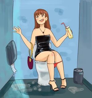 female, bathrom, using the toilet, using the toilet, just made it, kara, h4...