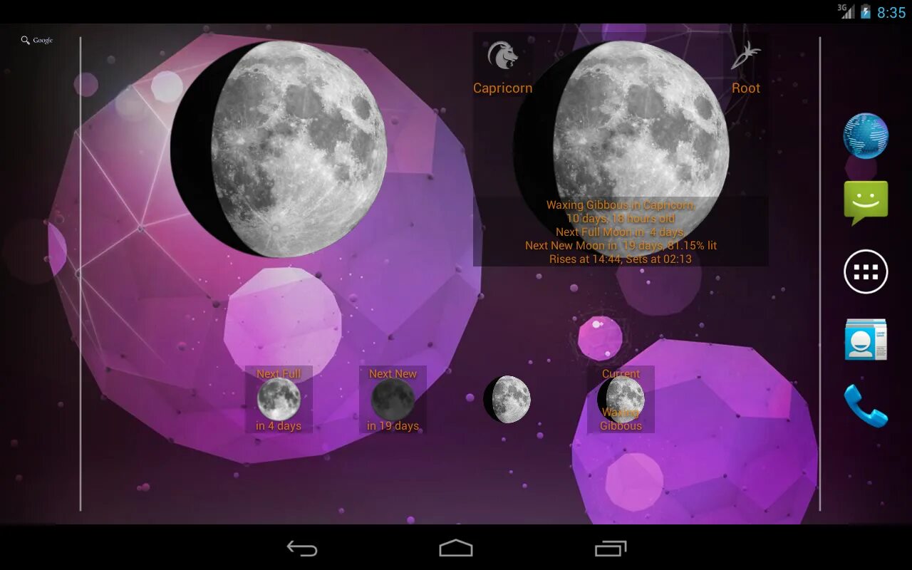 Moon app
