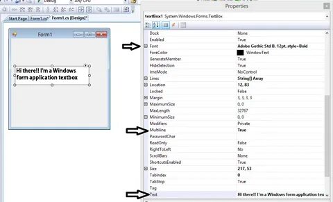Form textbox