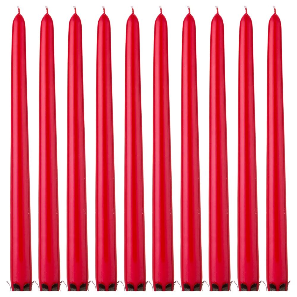 Красная свеча. Малиновая свеча. Свечи высокие. Ручные красные свечи.