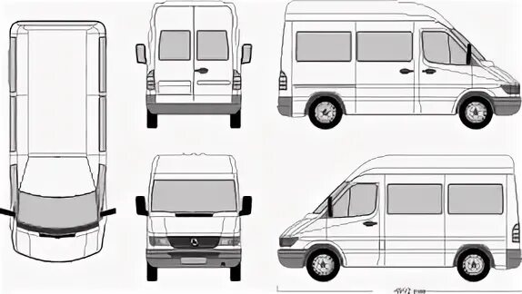 Мерседес спринтер классик размеры. Mercedes-Benz Sprinter 311 чертеж. Mercedes-Benz Sprinter Classic 311 CDI чертеж. Mercedes Sprinter Blueprint. Мерседес Спринтер Классик чертеж.