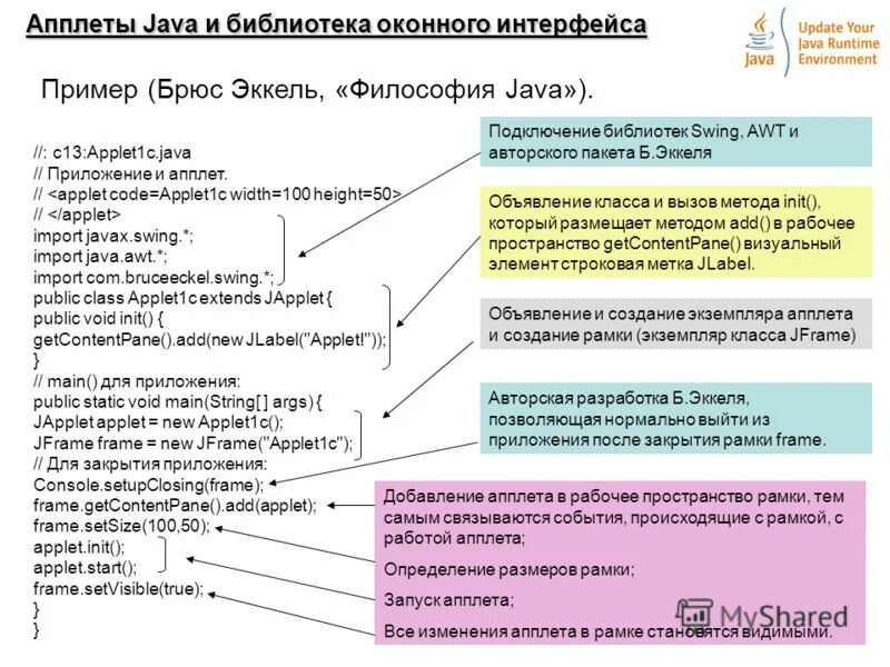 Java апплет. Java апплет