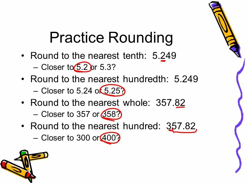 Nearest to Tenth. Round to the nearest hundredth. Round to the nearest Tenth. Round to the nearest thousandth. Round округление