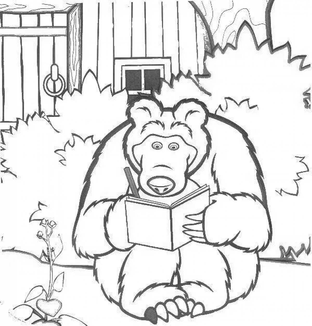 Миша из маши и медведя раскраска. Маша и медведь раскраска для малышей. Маша и медведь раскраска миша. Маша и медведь новогодняя раскраска. Медведь из мультика раскраска.