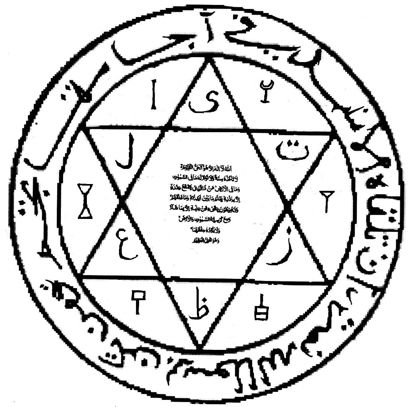 Пентаграмма магия Соломона. Печать Соломона и семи Архангелов. Печать Соломона папюс. Арабские магические знаки. Магия защита от порчи