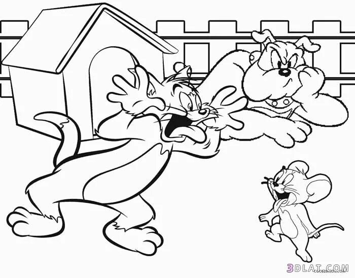 Том и джерри раскраска для детей распечатать Disney Tom And Jerry Coloring Pages Coloring pages, Cartoon coloring pages, Adul